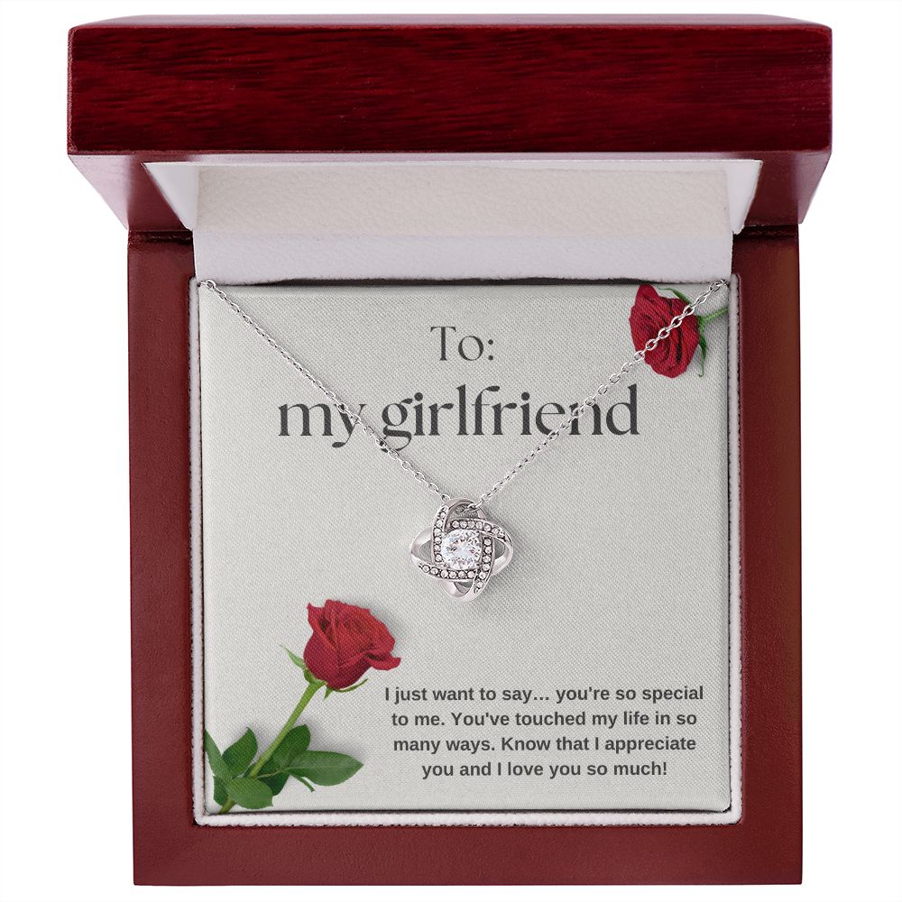 Love Knot Necklace: You're So Special To me