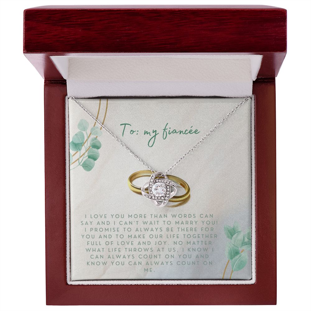 Love Knot Necklace: I Love You More Than Words Can Say