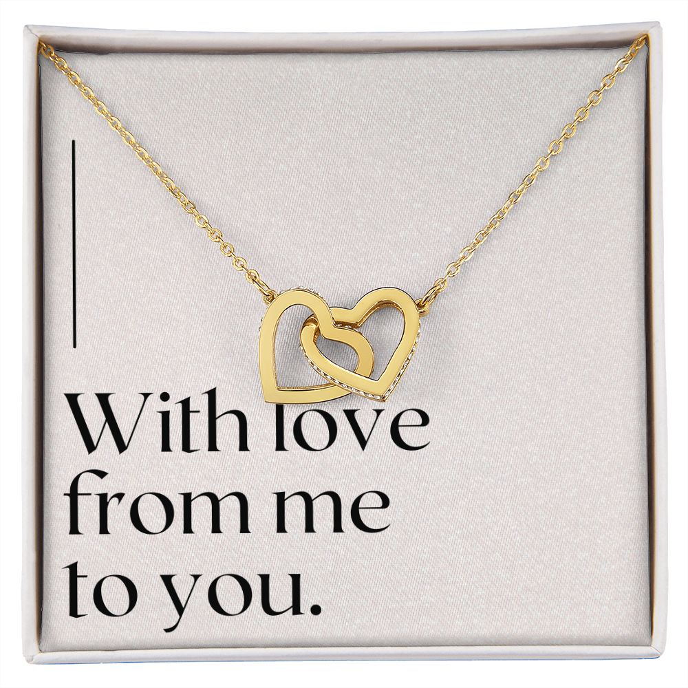 Interlocking Hearts' Necklace: With Love