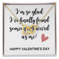 Interlocking Hearts Necklace: Someone As Weird As Me