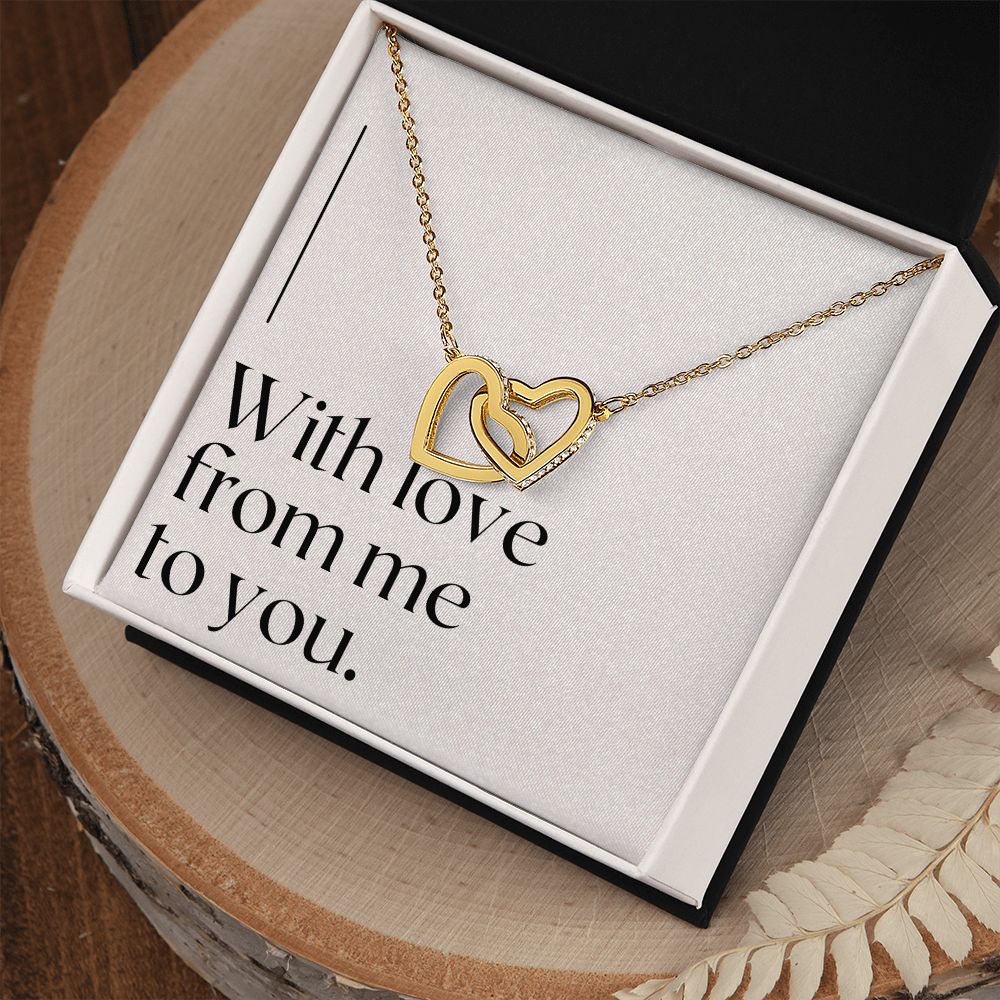 Interlocking Hearts' Necklace: With Love
