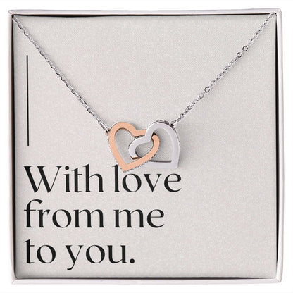 Interlocking Hearts' Necklace: With Love