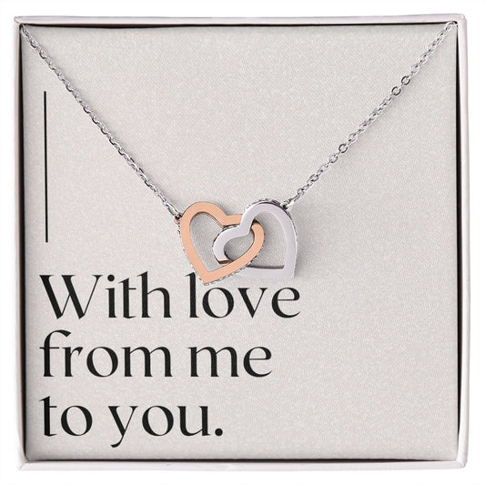 Interlocking Hearts' Necklace: With Love