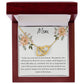 Interlocking Hearts' Necklace: You're My Rock And My Best Friend
