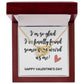 Interlocking Hearts Necklace: Someone As Weird As Me