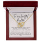 Interlocking Hearts' Necklace: To my Beautiful Daughter