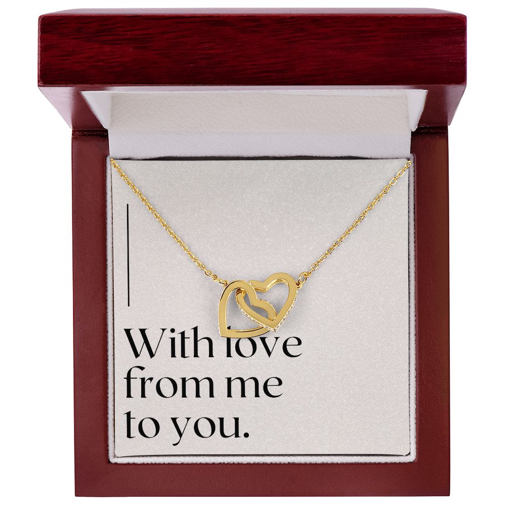 Interlocking Hearts' Necklace: With Love