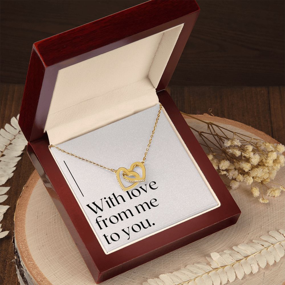 Interlocking Hearts' Necklace: With Love