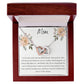 Interlocking Hearts' Necklace: You're My Rock And My Best Friend