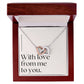 Interlocking Hearts' Necklace: With Love