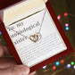 Interlocking Hearts'  Necklace: To My Unbiological SIster