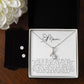 Alluring Beauty Necklace & Earring Set: Mom