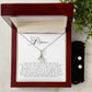 Alluring Beauty Necklace & Earring Set: Mom