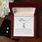 Alluring Beauty Necklace & Earring Set: Mom