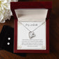 Forever Love Heart Necklace and Earring Set: My Soulmate