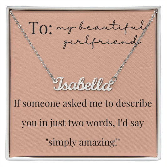Custom Name Necklace: Simply Amazing