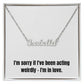 Custom Name Necklace: I'm in love