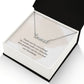 Custom Name Necklace: Thank You For Everything