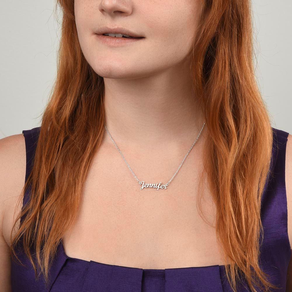 Custom Name Necklace: Bonus Daughter