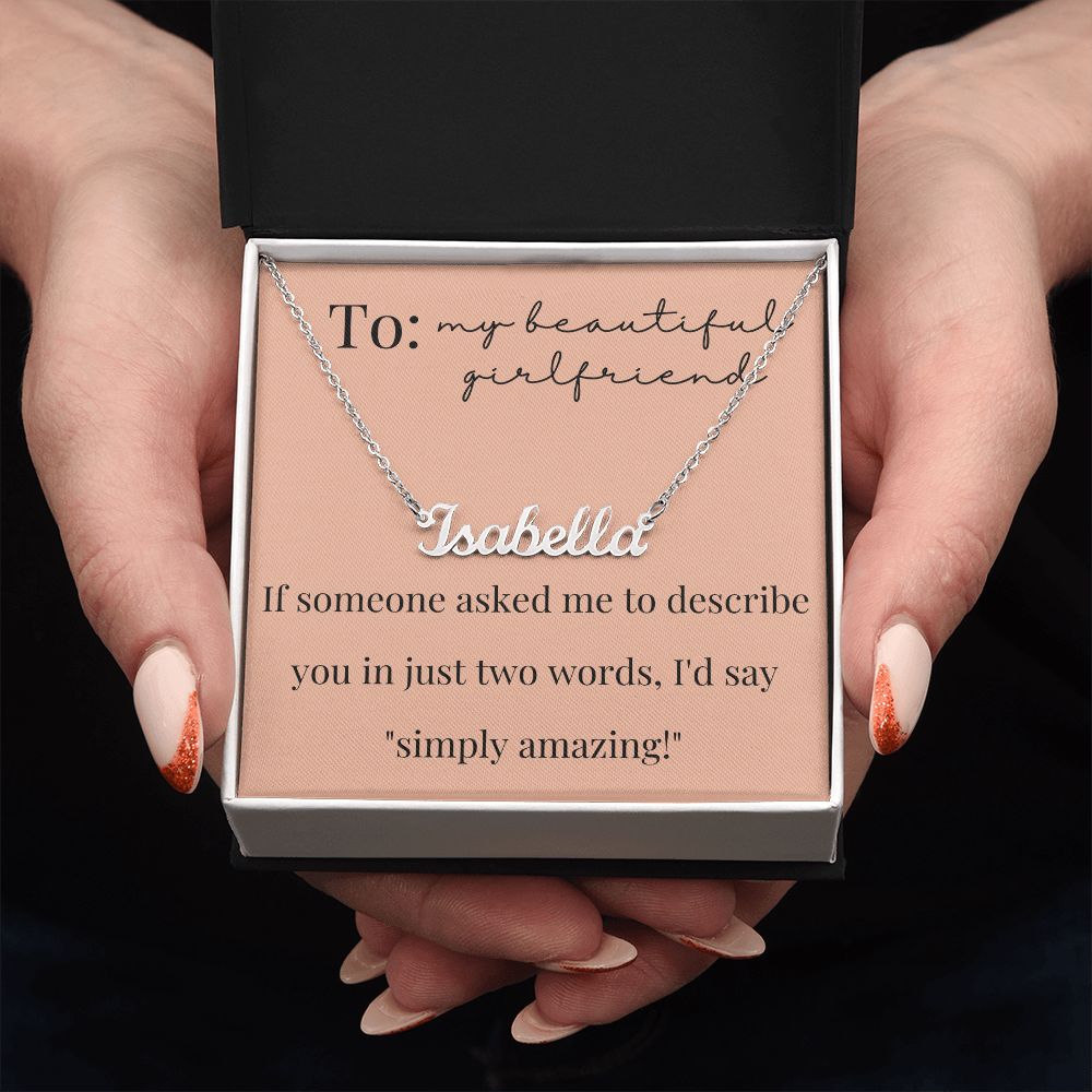 Custom Name Necklace: Simply Amazing