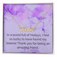 Custom Name Necklace: In a world full of Haileys, I feel so lucky to have found my Selena!