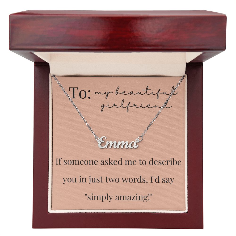 Custom Name Necklace: Simply Amazing