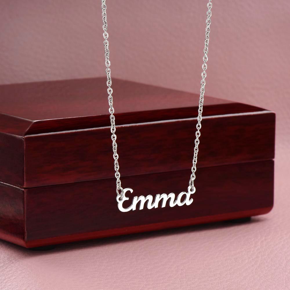 Custom Name Necklace: Bonus Daughter