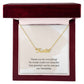 Custom Name Necklace: Thank You For Everything