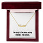 Custom Name Necklace: I'm in love