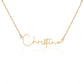 Custom Signature Name Necklace: I've Got Your Back Like Selena Has Taylor's