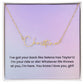 Custom Signature Name Necklace: I've Got Your Back Like Selena Has Taylor's