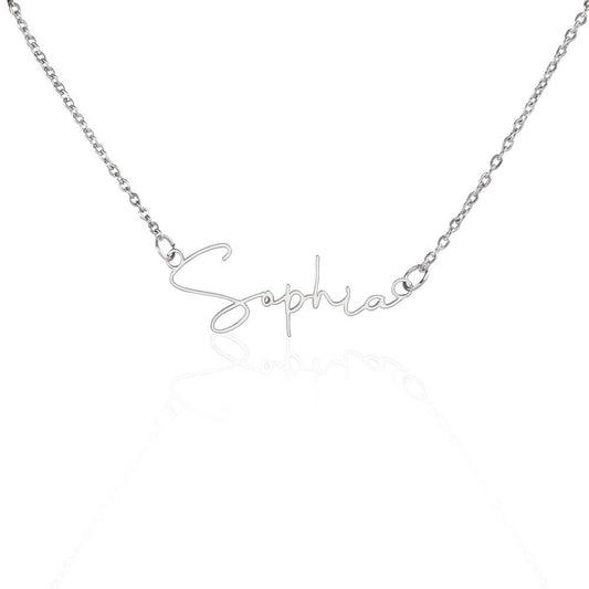 Cursive Custom Name Necklace