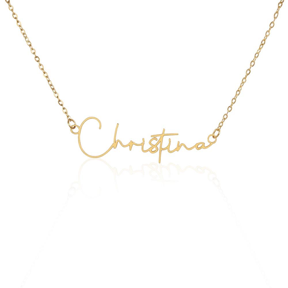 Cursive Custom Name Necklace