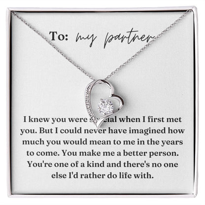 Forever Love Heart Necklace: I Knew You Were Special
