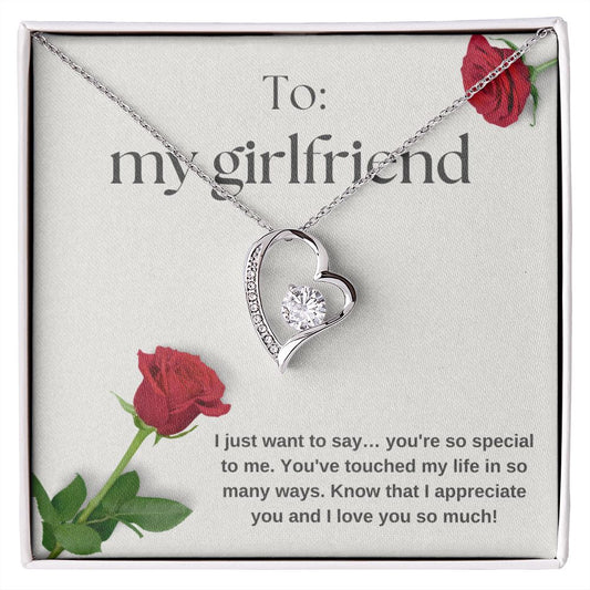 Forever Love Heart Necklace: You're So Special To me