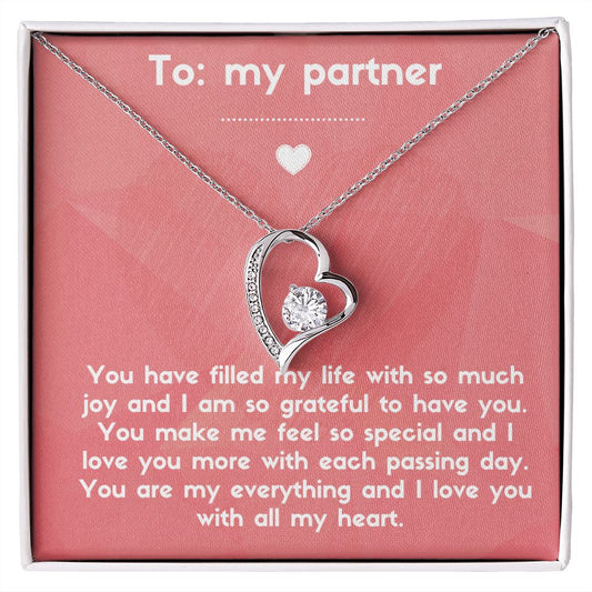 Forever Love Heart Necklace: You Have Filled My Life With So Much Joy