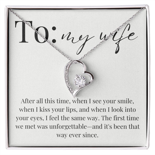 Forever Love Heart Necklace: After all this time