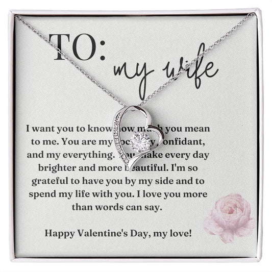 Forever Love Heart Necklace: I Want You To Know