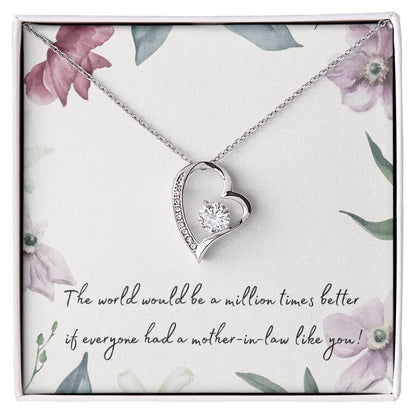 Forever Love Heart Necklace: Mother-in-law