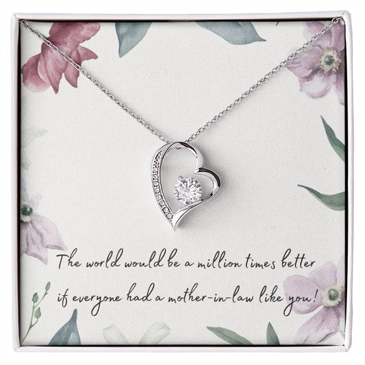 Forever Love Heart Necklace: Mother-in-law