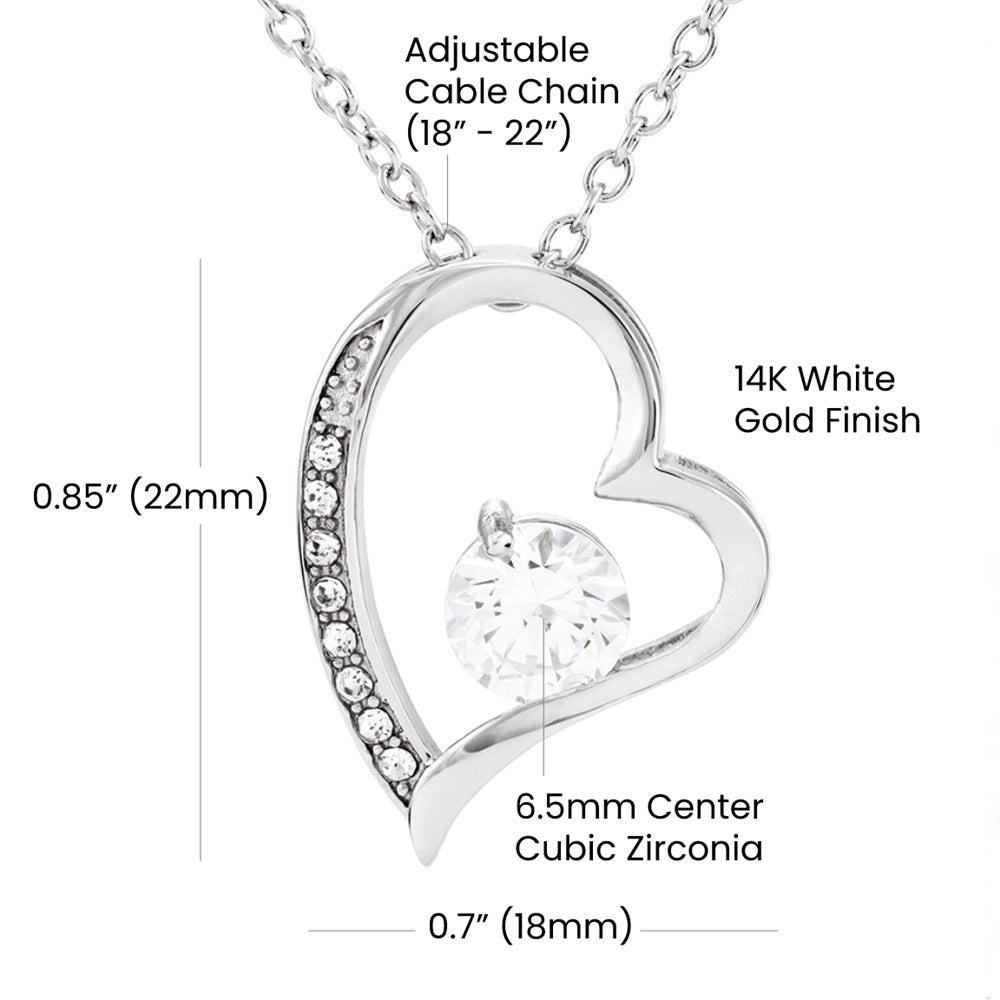 Forever Love Heart Necklace: After all this time