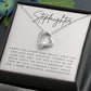 Forever Love Heart Necklace: Stepdaughter