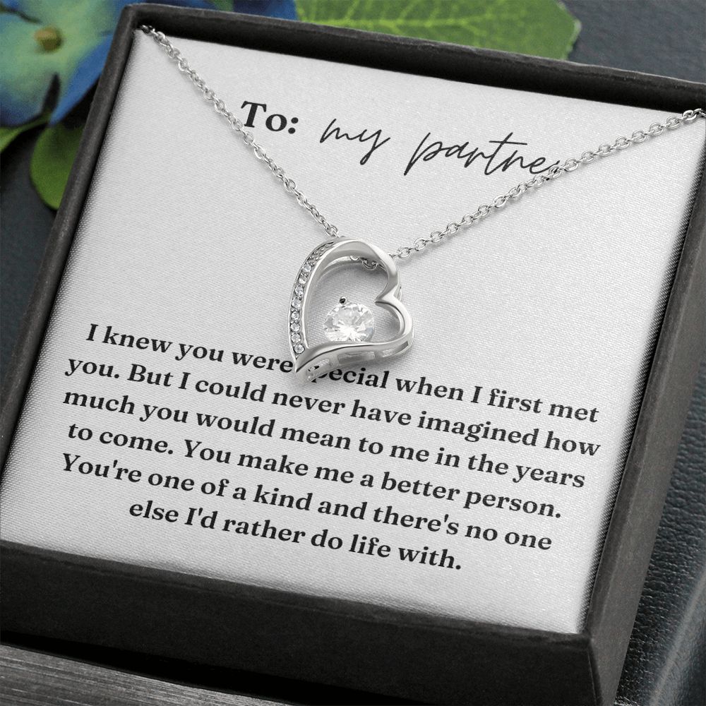 Forever Love Heart Necklace: I Knew You Were Special