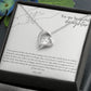 Forever Love Necklace: Beautiful Daughter - Love Dad
