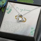 Forever Love Heart Necklace: I Love You More Than Words Can Say