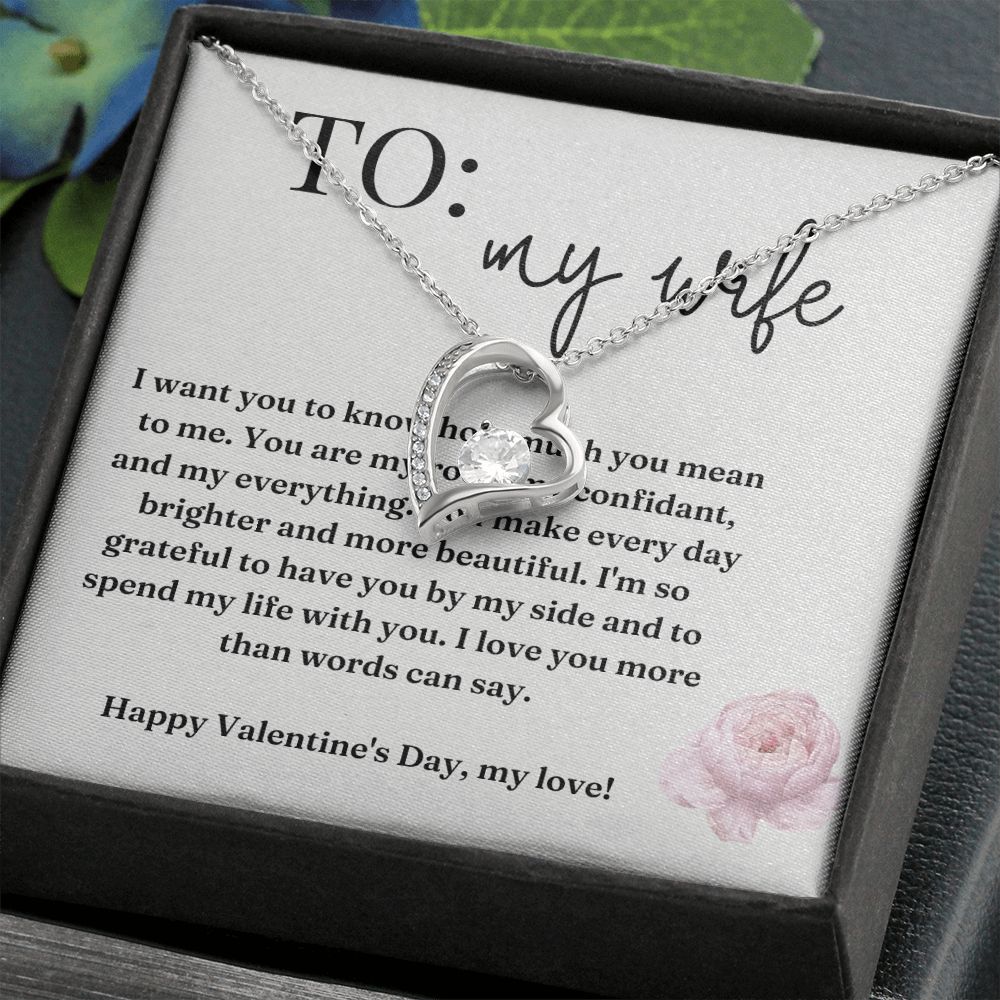 Forever Love Heart Necklace: I Want You To Know