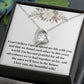 Forever Love Heart Necklace: I Can't Believe I Get To Spend My Life With You