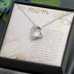 Forever Love Heart Necklace: Mother-of-the-Groom/Bride