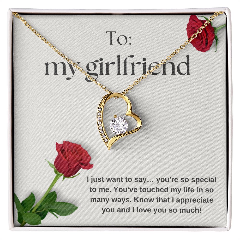 Forever Love Heart Necklace: You're So Special To me