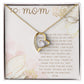 Forever Love Heart Necklace: Mother-of-the-Groom/Bride